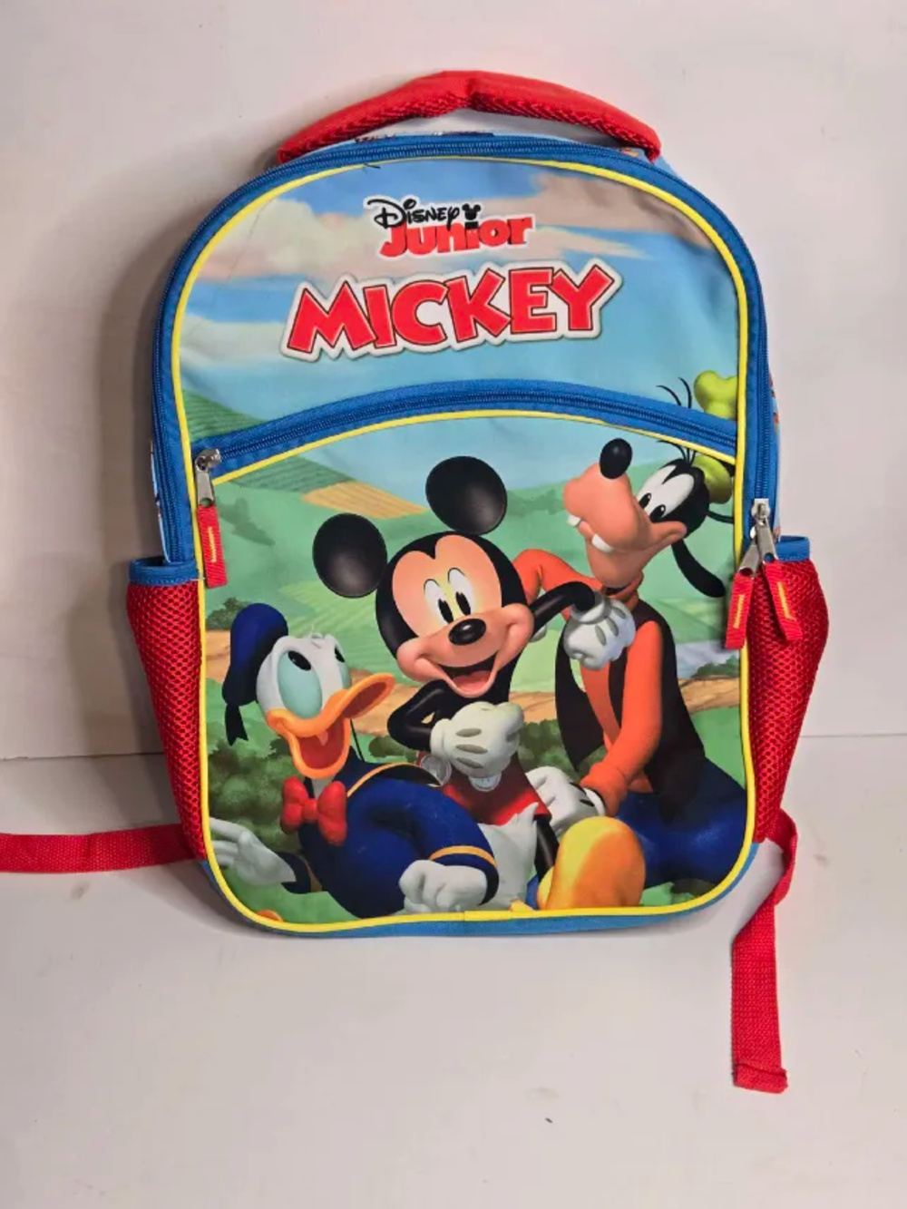 Disney Junior Mickey Backpack 17x12x4 – Kids School Bag with Characters